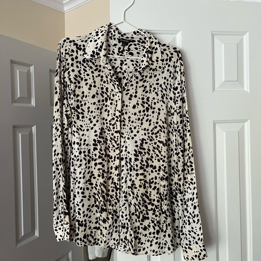 Massimo Dutti Blouse, 100% viscose , size 12
